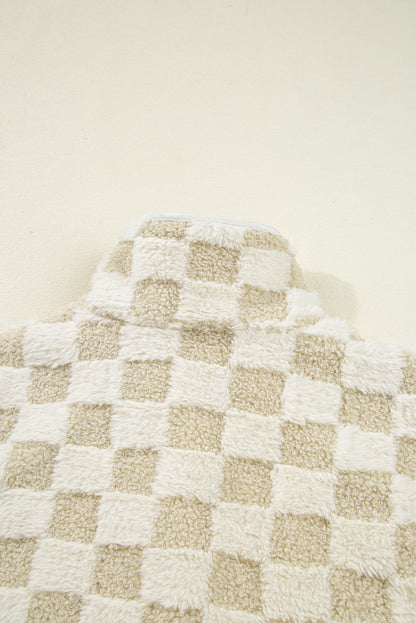 Chase Checkerboard Sherpa Vest