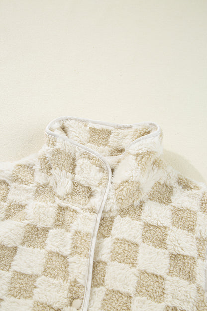 Chase Checkerboard Sherpa Vest