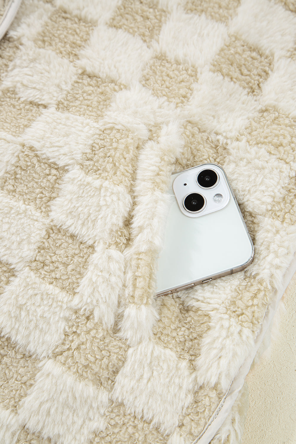 Chase Checkerboard Sherpa Vest