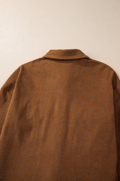 Audra Textured Shacket
