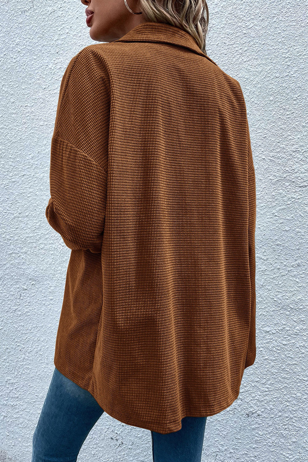 Audra Textured Shacket