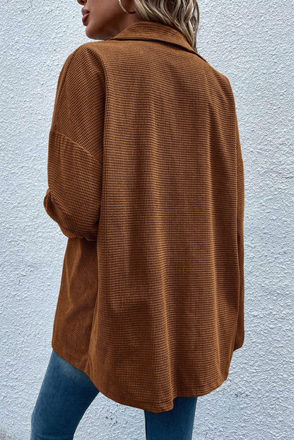 Audra Textured Shacket