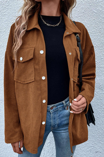 Audra Textured Shacket