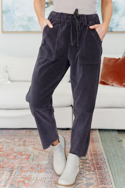 Less Confused Corduroy Jogger Pants