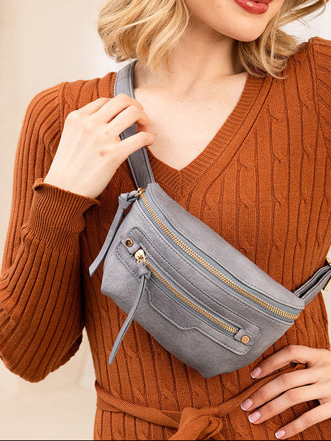 Astrid Sling Bag - Dusty Blue