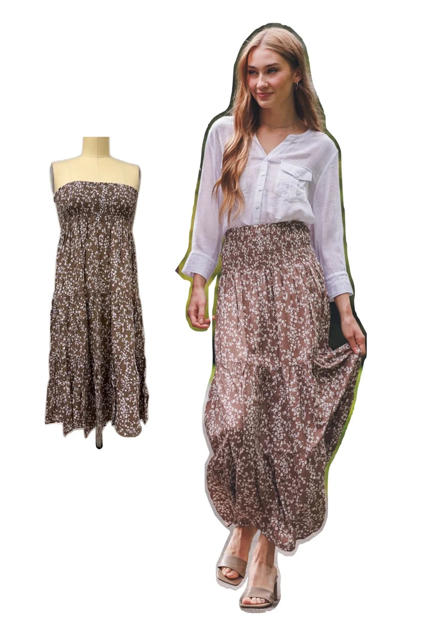 Hilaria Tiered Maxi Skirt