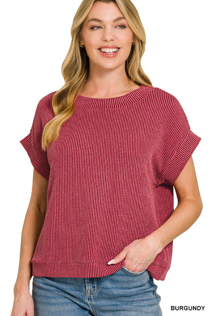 Iris Ribbed Tee
