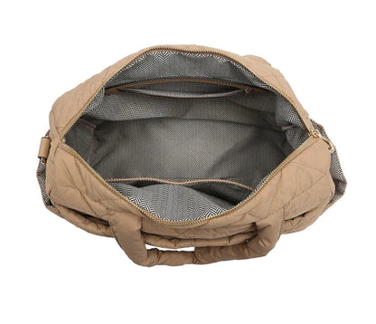 Billie Quilton Nylon Satchel