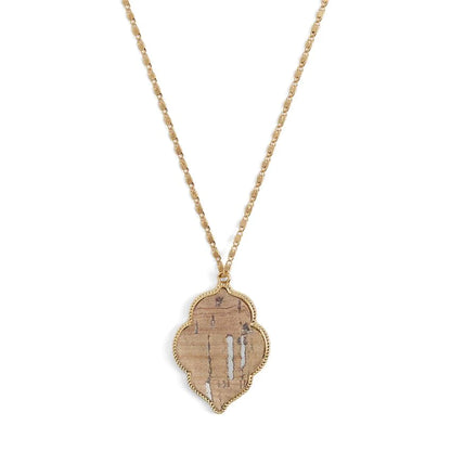 Cork Crest Necklace
