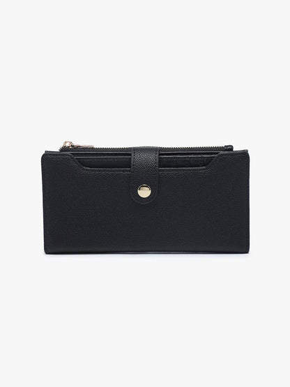 Violet RFID Fold-Out Wallet - Cotton