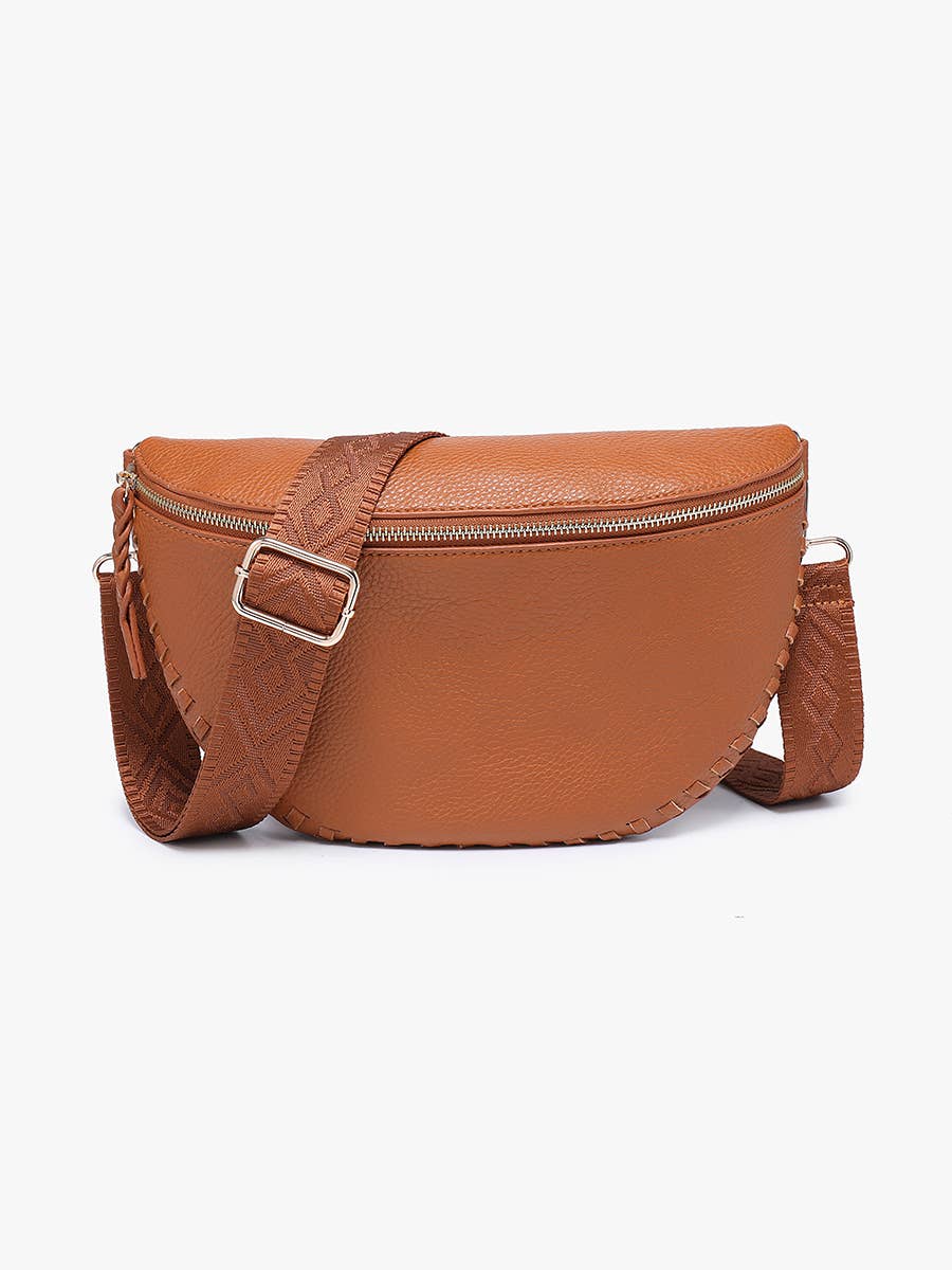 Janae Whipstitch Sling Bag - Blue