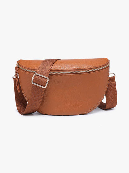 Janae Whipstitch Sling Bag - Blue