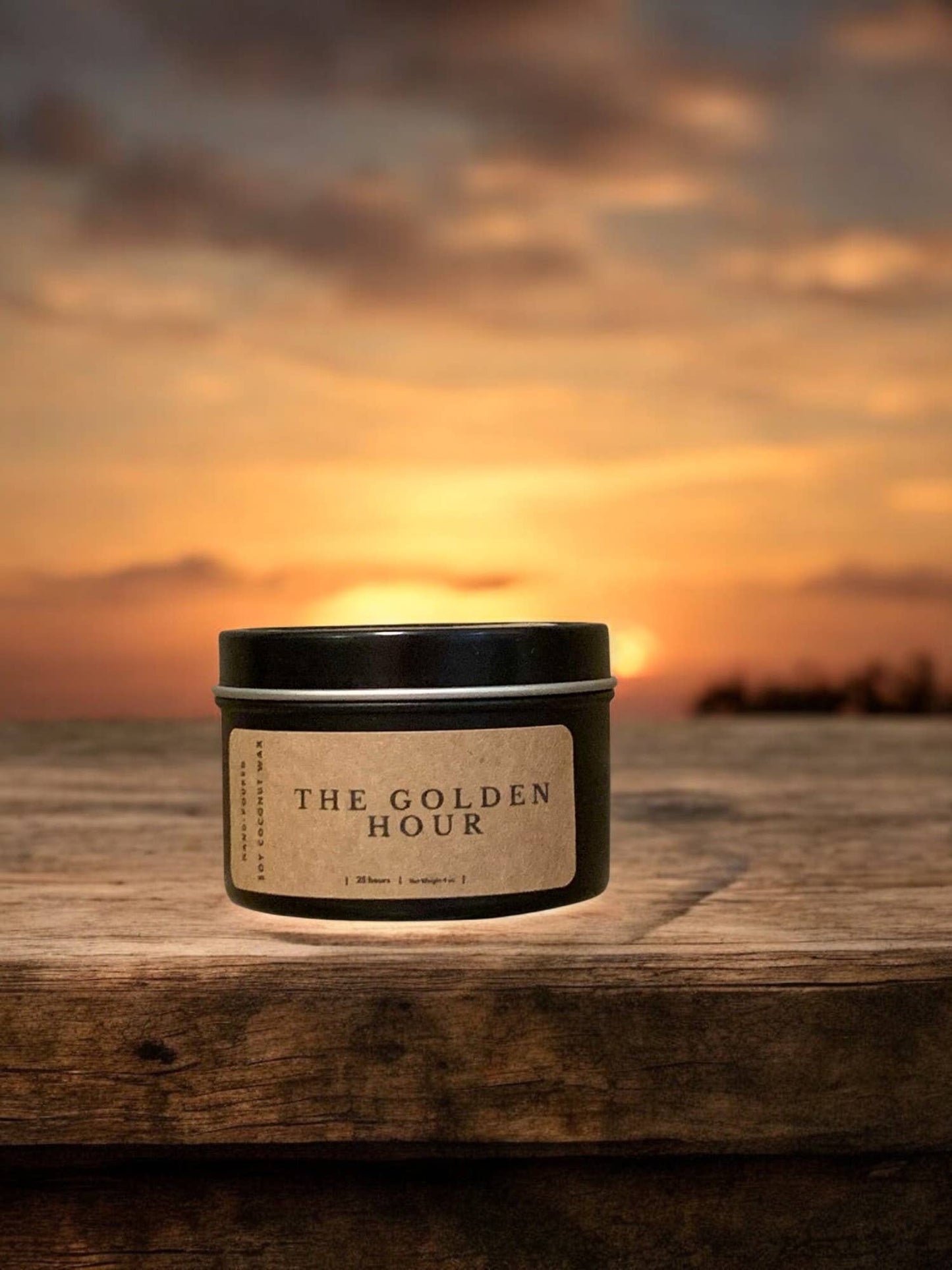 The Golden Hour Candle: 16 oz Jar