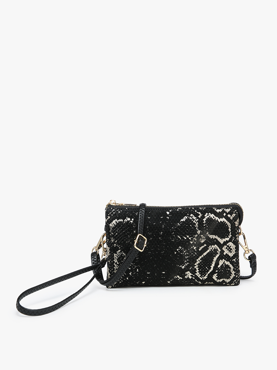Riley Crossbody/Wristlet - Metallic Red