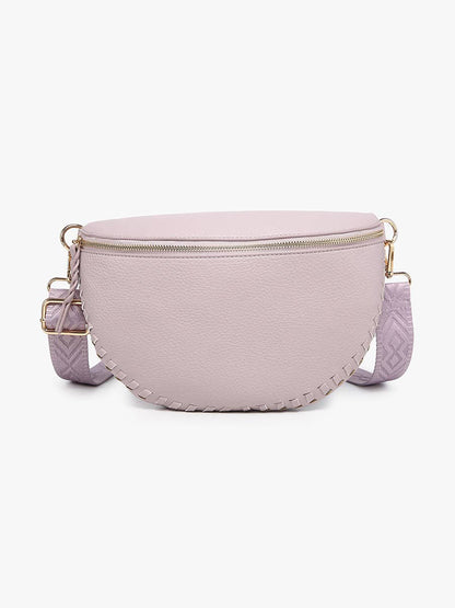 Janae Whipstitch Sling Bag - Blue