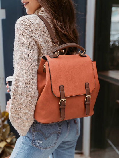 Brooks Leather Convertible Backpack - Ginger