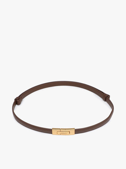 Adjustable Waist Belt - Brown