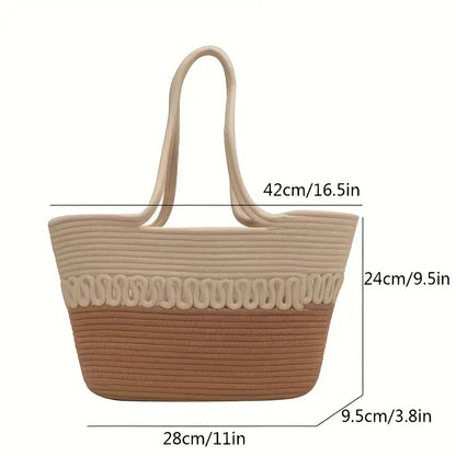 Maria Woven Tote Bag