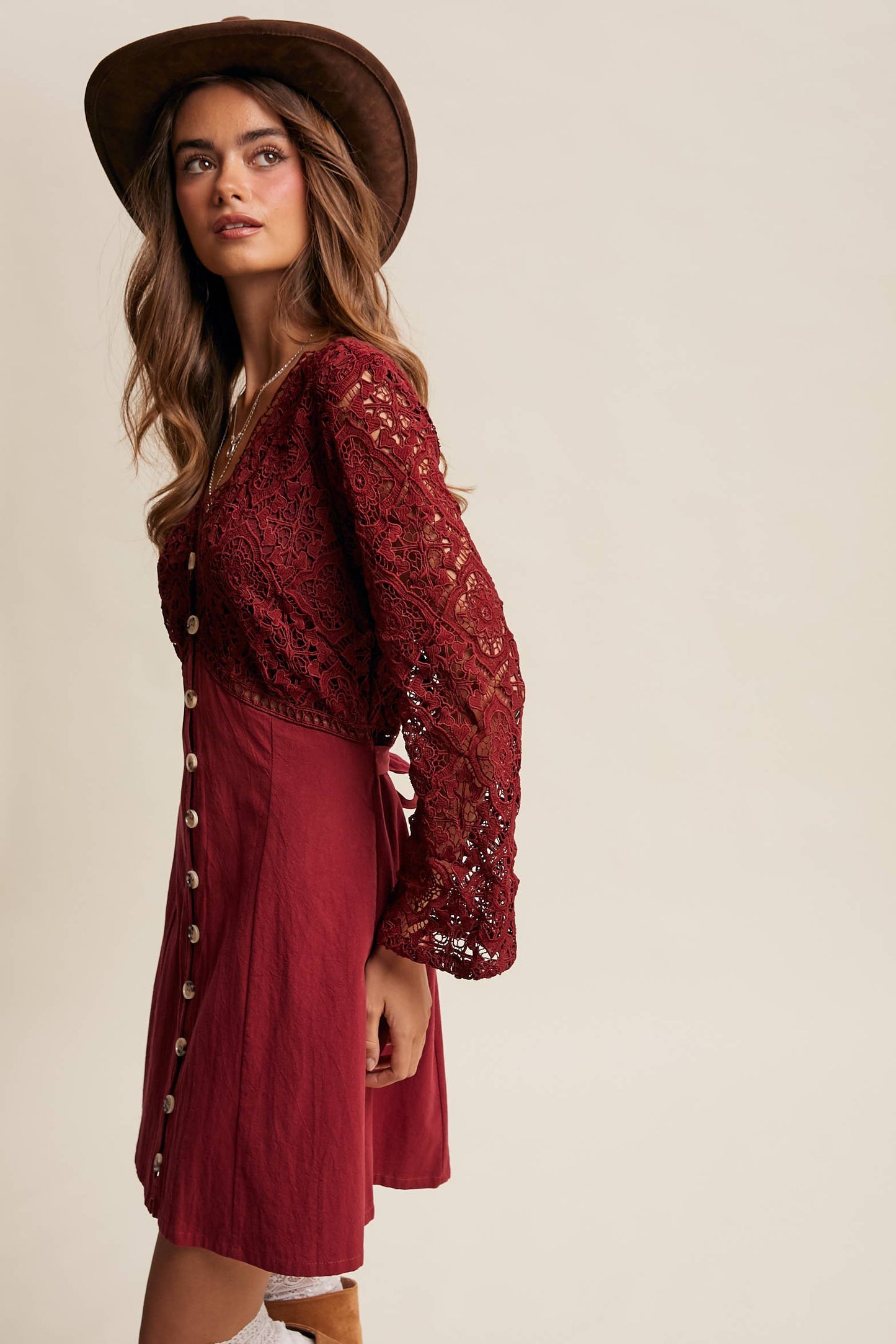 Monica Crochet Dress