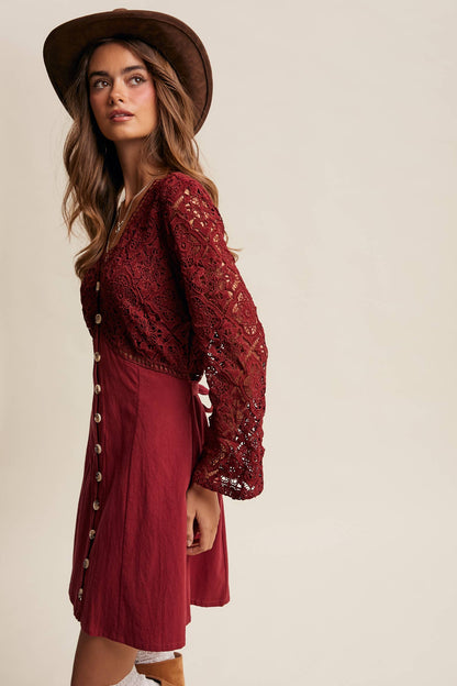 Monica Crochet Dress