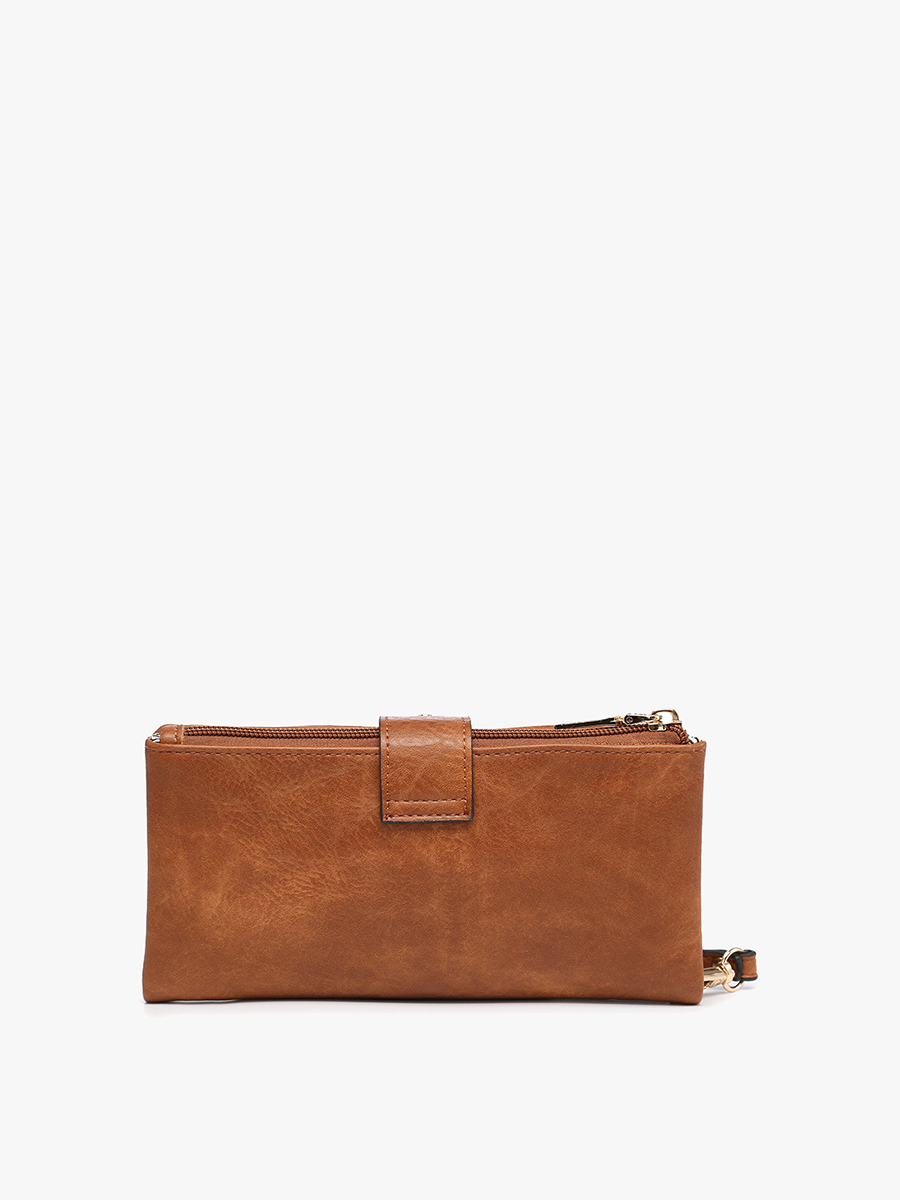 Cadence Buckle Wallet/Clutch - Pink