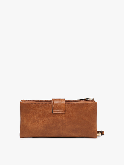 Cadence Buckle Wallet/Clutch - Mustard