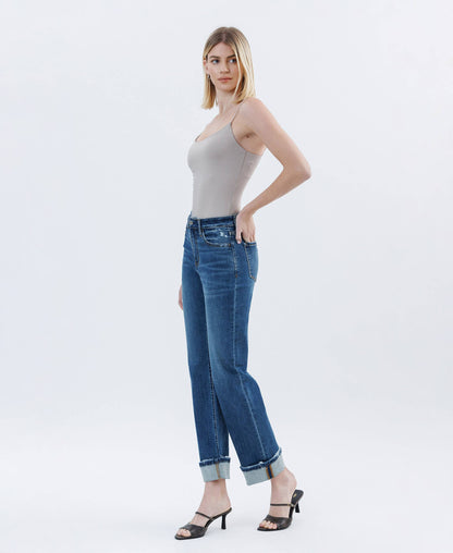 Nico Cuffed Straight Leg Jeans