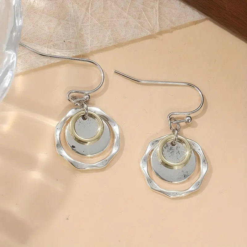 Vintage Mixed Metal Earrings