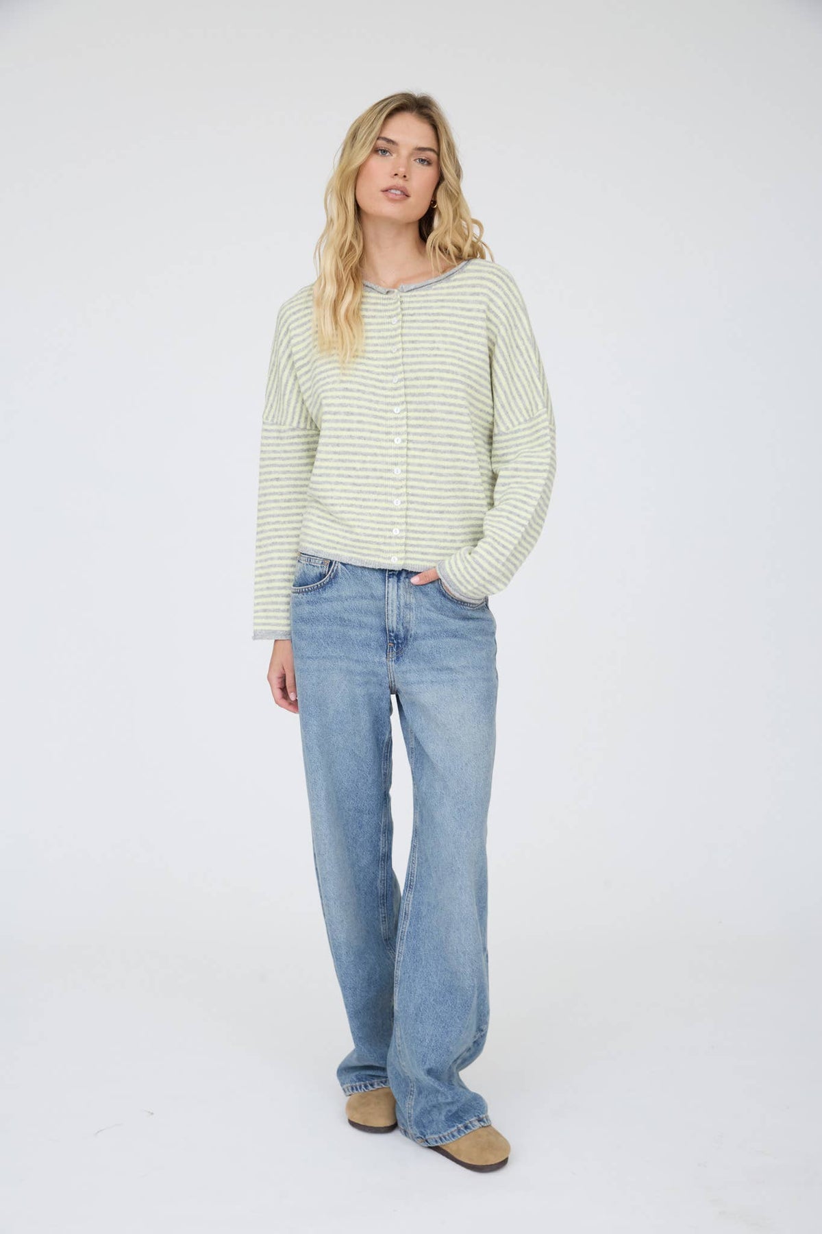 Iris Striped Cardigan