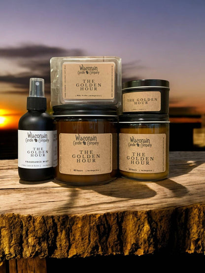 The Golden Hour Candle: 16 oz Jar