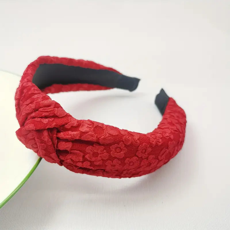 Floral Embroidered Headband