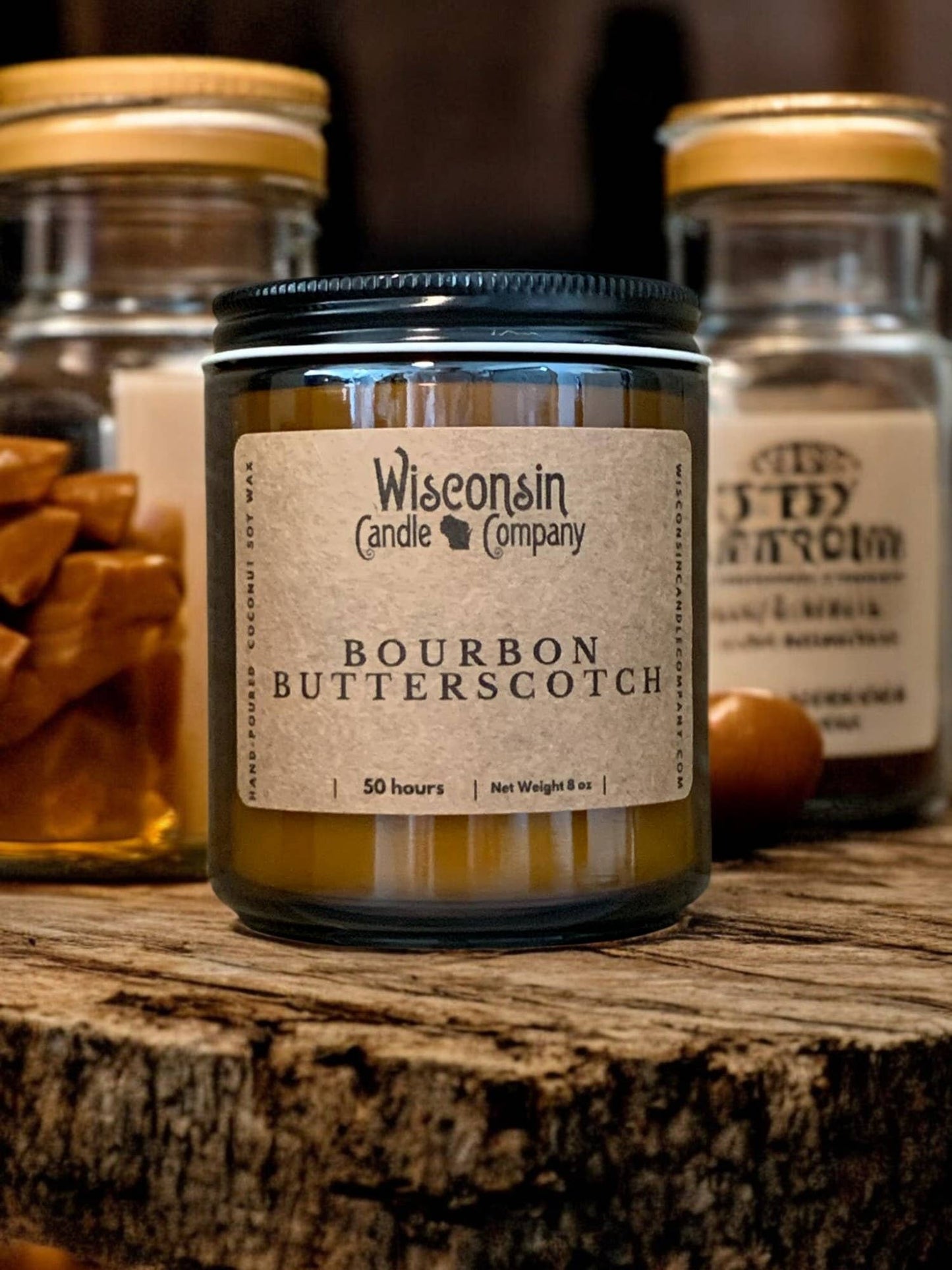 Bourbon Butterscotch: 16 oz Jar