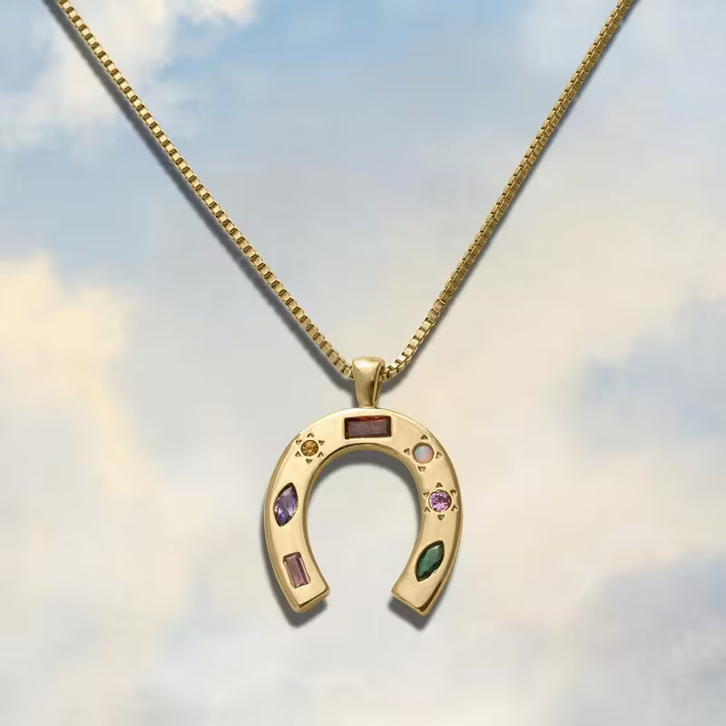 Bejeweled Horseshoe Earrings