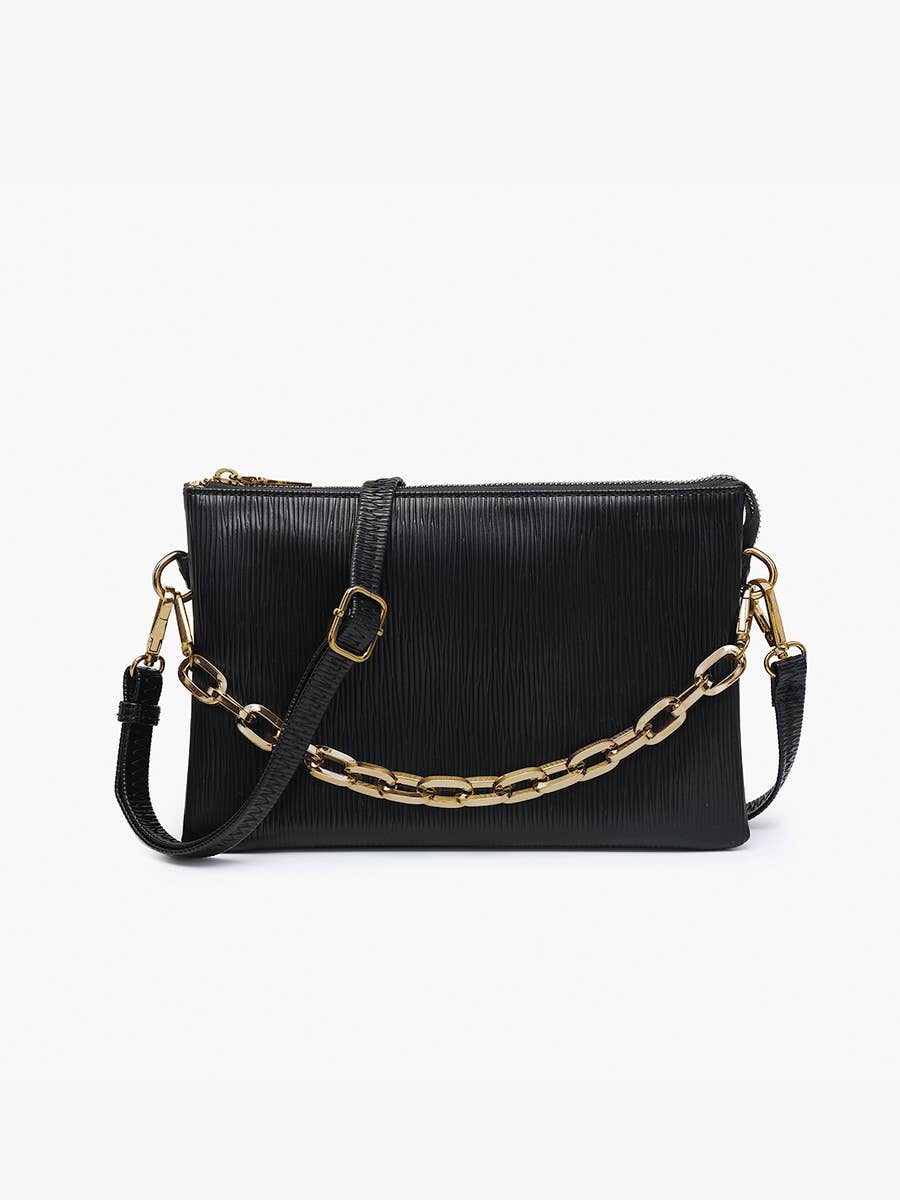 Izzy Textured Crossbody - Red