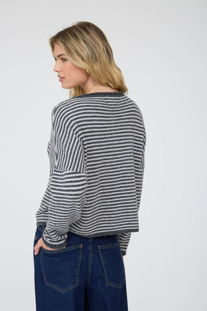 Iris Striped Cardigan