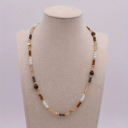 Autumn Beaded Necklace