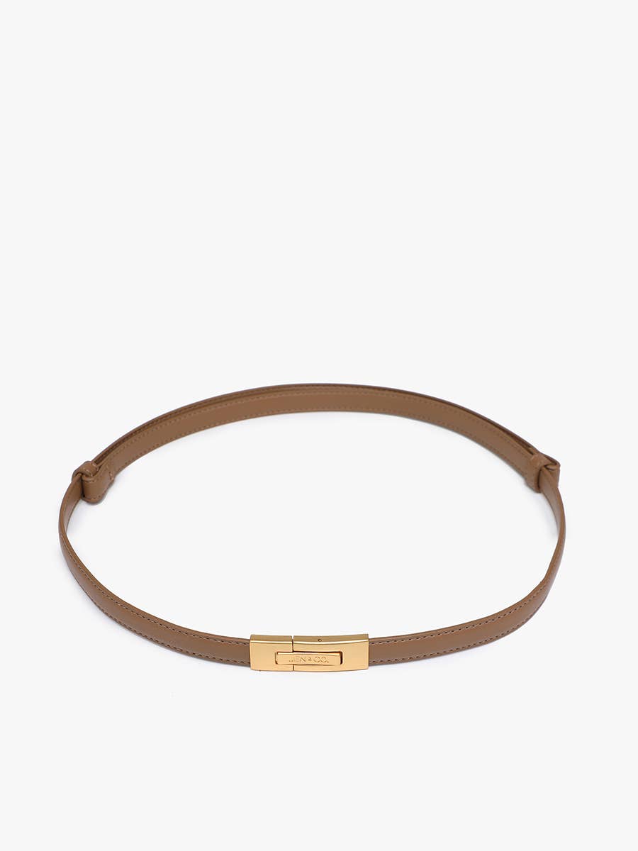 Adjustable Waist Belt - Brown