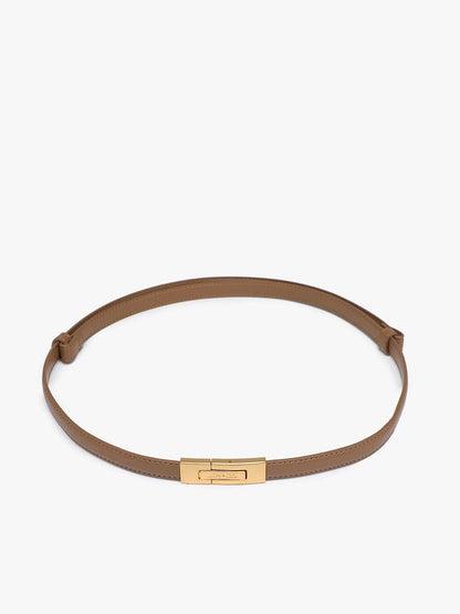 Adjustable Waist Belt - Brown