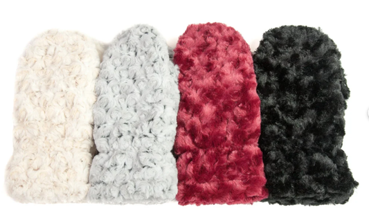 Cream Softswirl Mittens