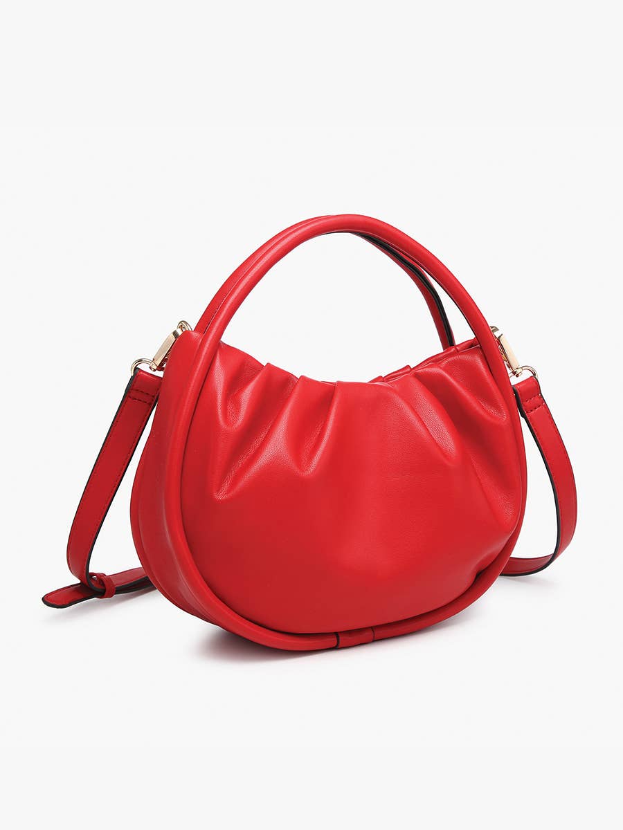 Audrey Circular Satchel – Rust