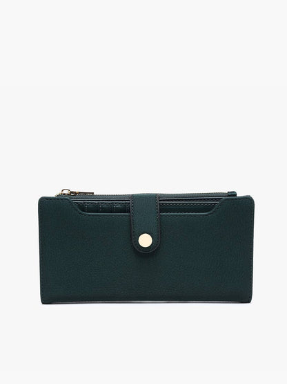 Violet RFID Fold-Out Wallet - Cotton