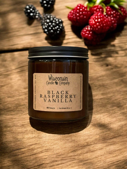 Black Raspberry Vanilla: 8 oz Jar