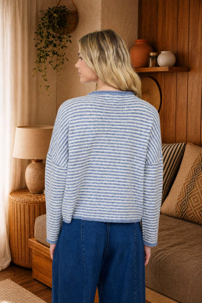 Iris Striped Cardigan