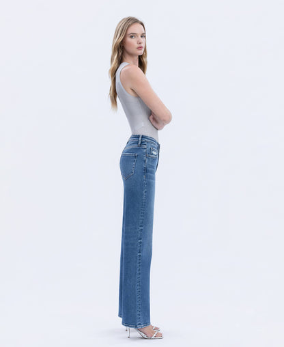 Delia Slim Wide Leg Jeans