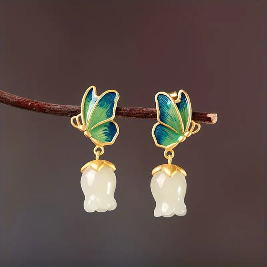 Butterfly Stained Glass Earrings