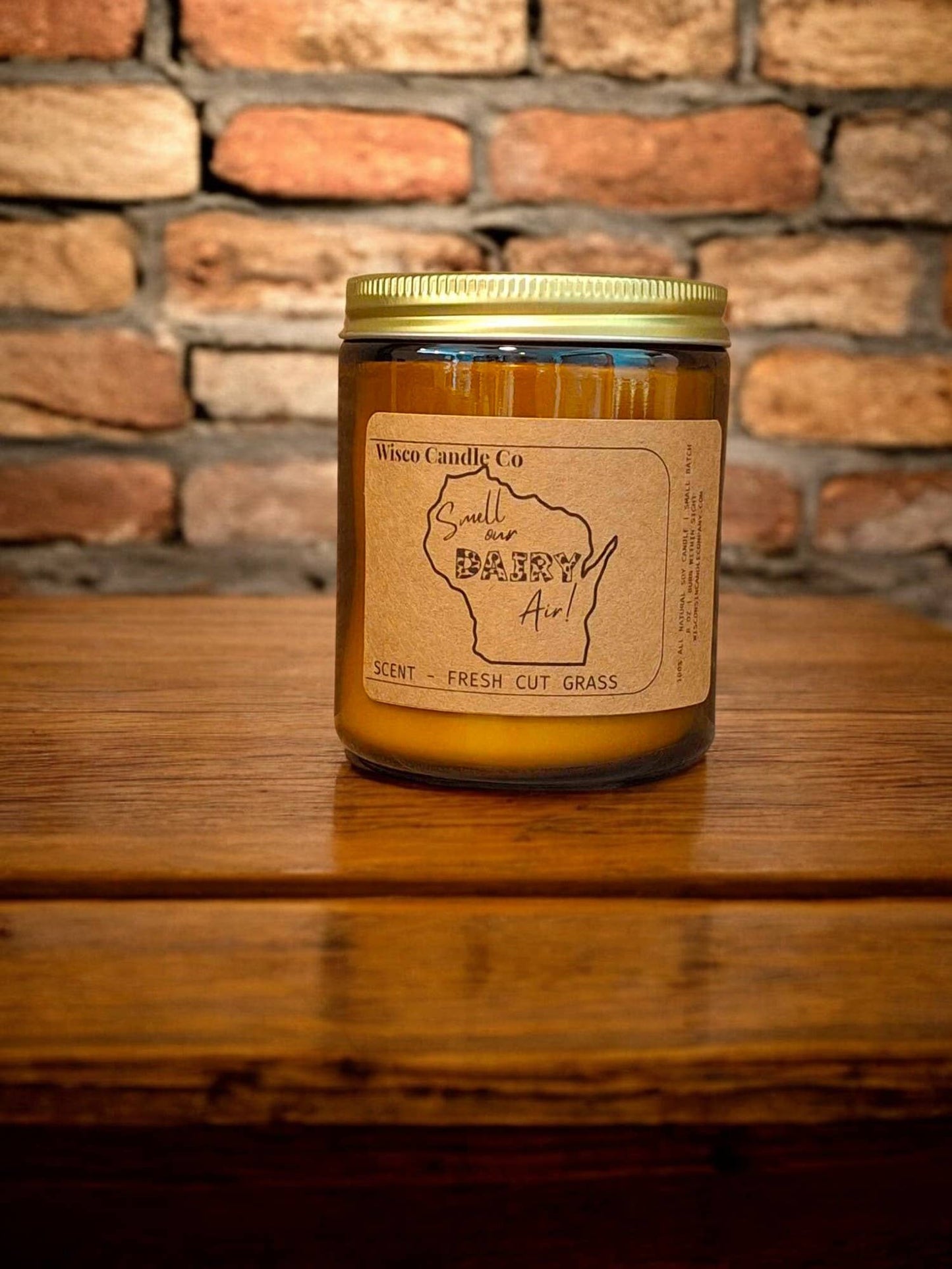 Smell The Dairy Air Candle: (Fresh Cut Grass)