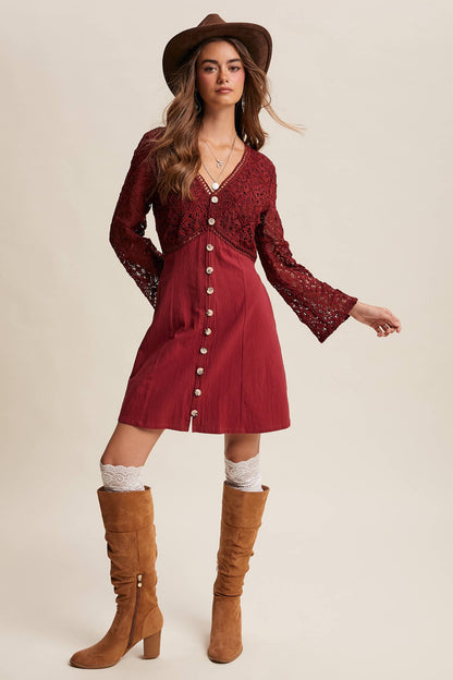 Monica Crochet Dress