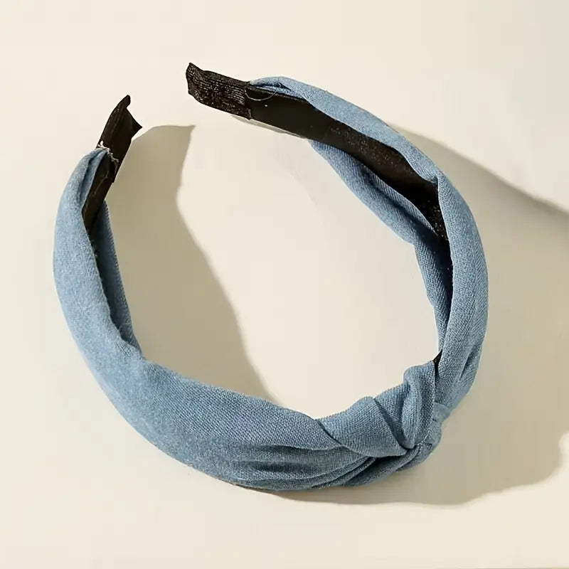 Elsie Denim Headband