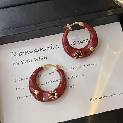 Maria Hoop Earrings