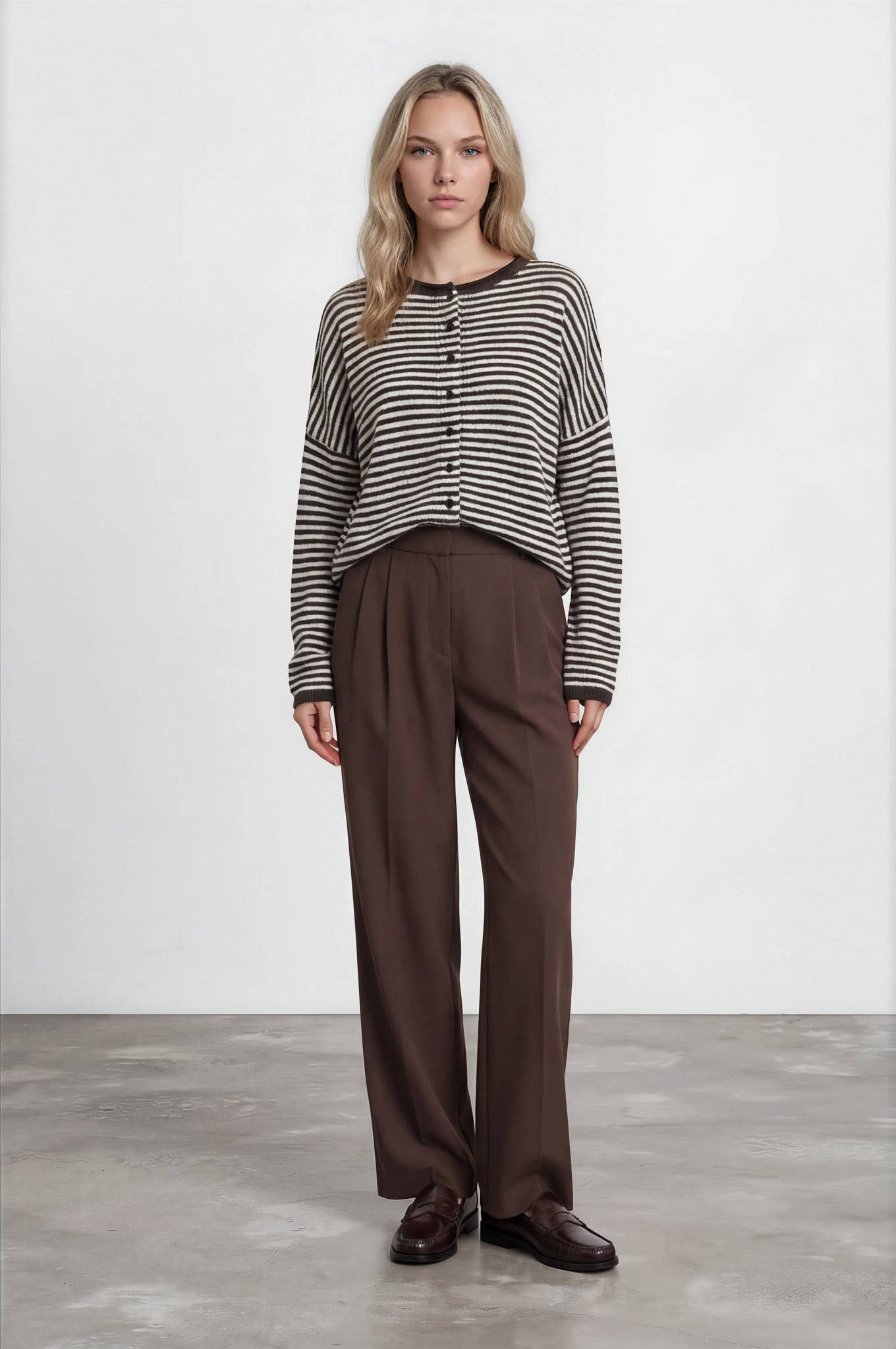 Mara Striped Cardigan